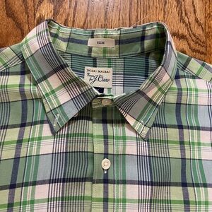 J. Crew Men's Madras Button Down